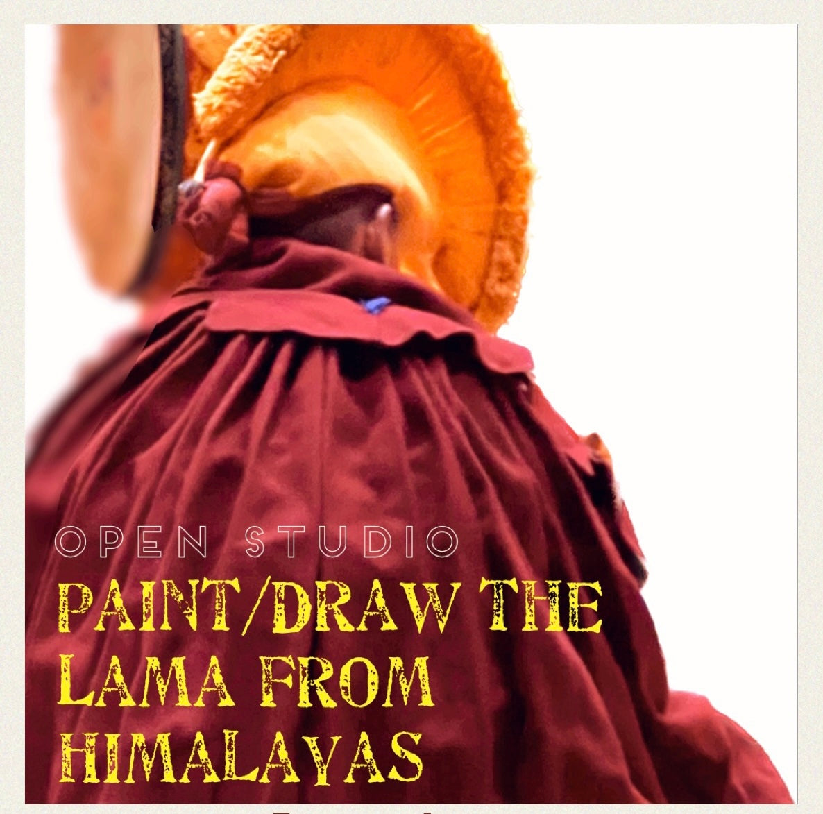 Past Event: Paint/Draw the Lama from Himalayas: Open Studio